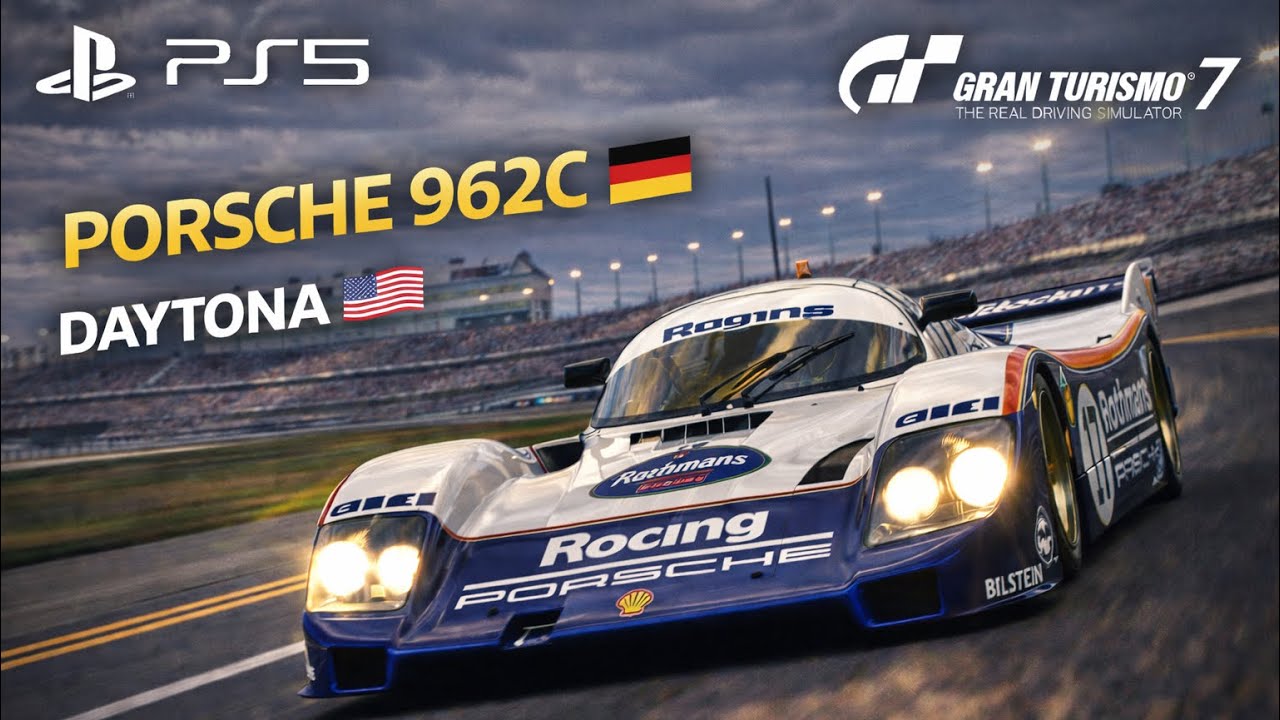 Porsche 962C 🇩🇪 | Daytona Test Drive 🇺🇸 | Gran Turismo 7