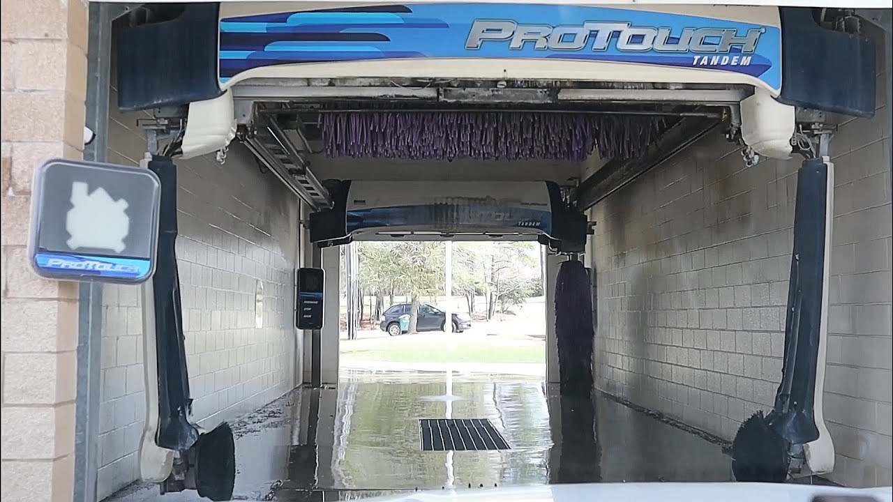 CW 119 | Purple brushes! PDQ ProTouch Tandem | Spin City Car Wash | Hallsville, TX
