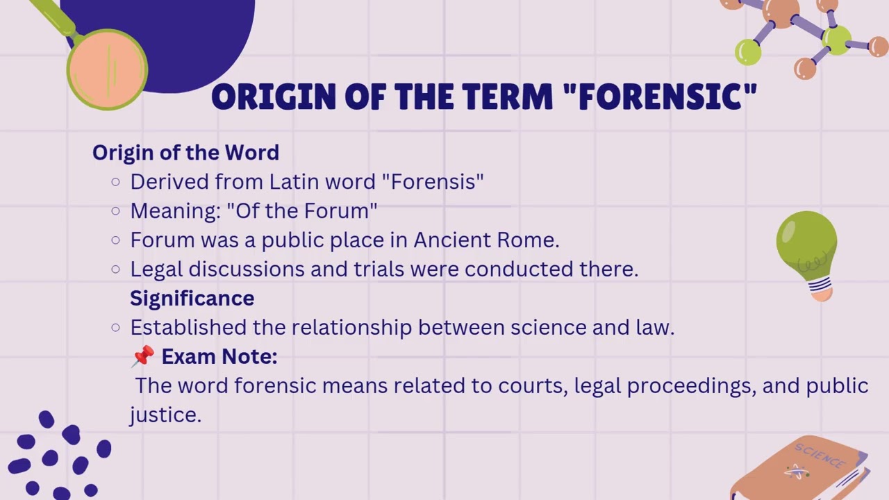 Introduction to Forensic Science