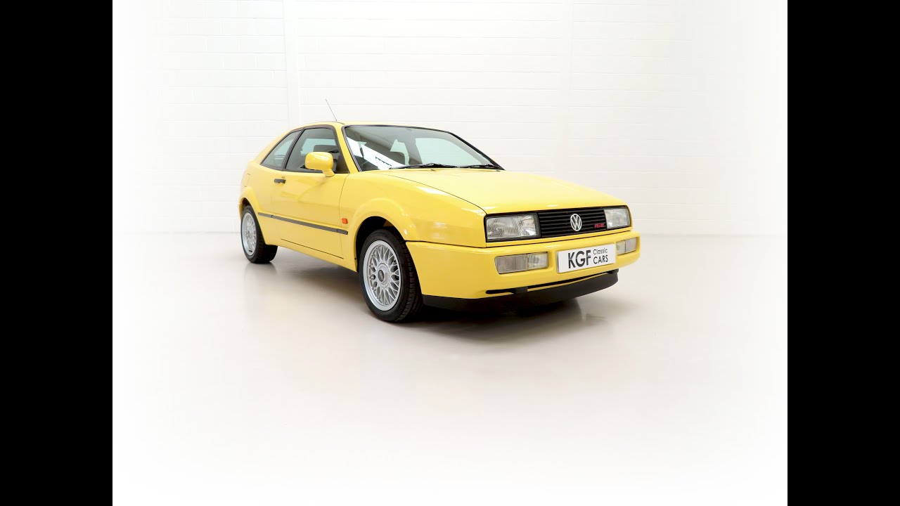 A Concours D’Elegance Competing Volkswagen Corrado 16V in Nugget Yellow - SOLD!