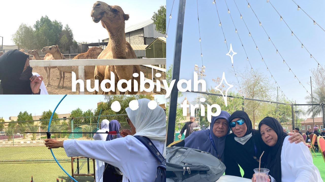 day 5 in makkah - seeing camel, archery, hudaibiyah mosque | umrah vlog