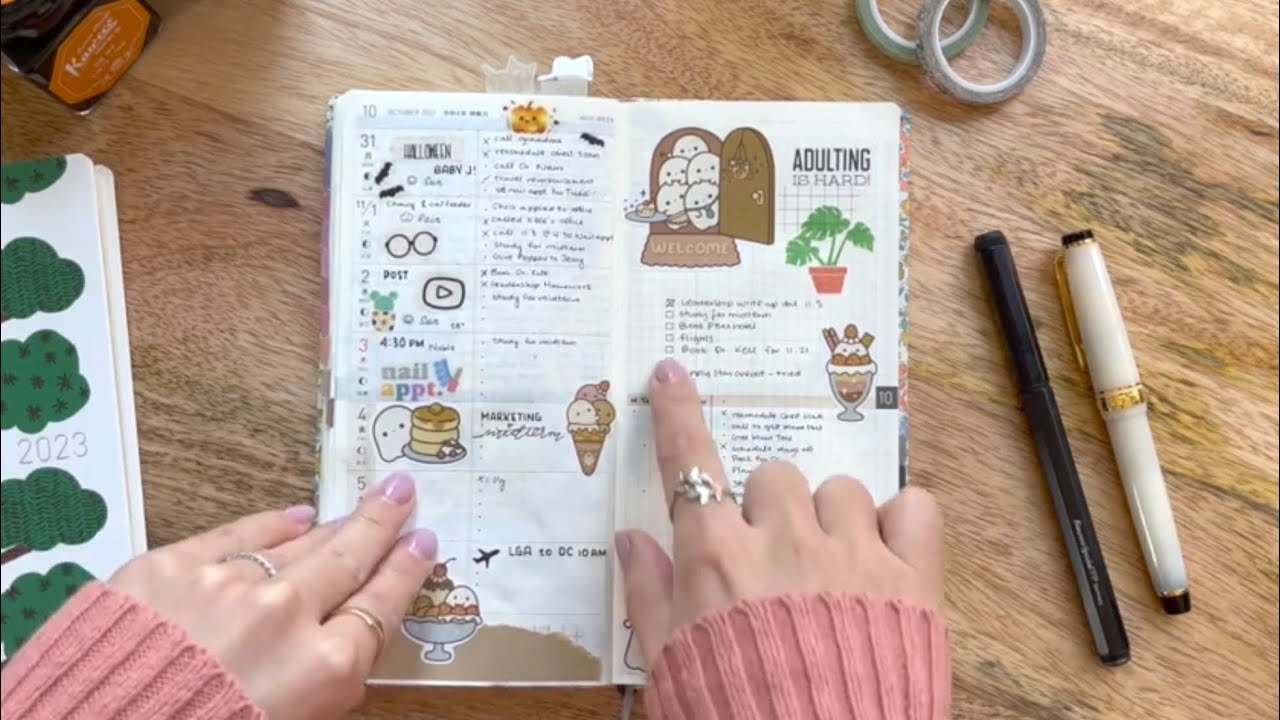 2022 Hobonichi Weeks October Flipthrough - Hobonichi Planner Essentials