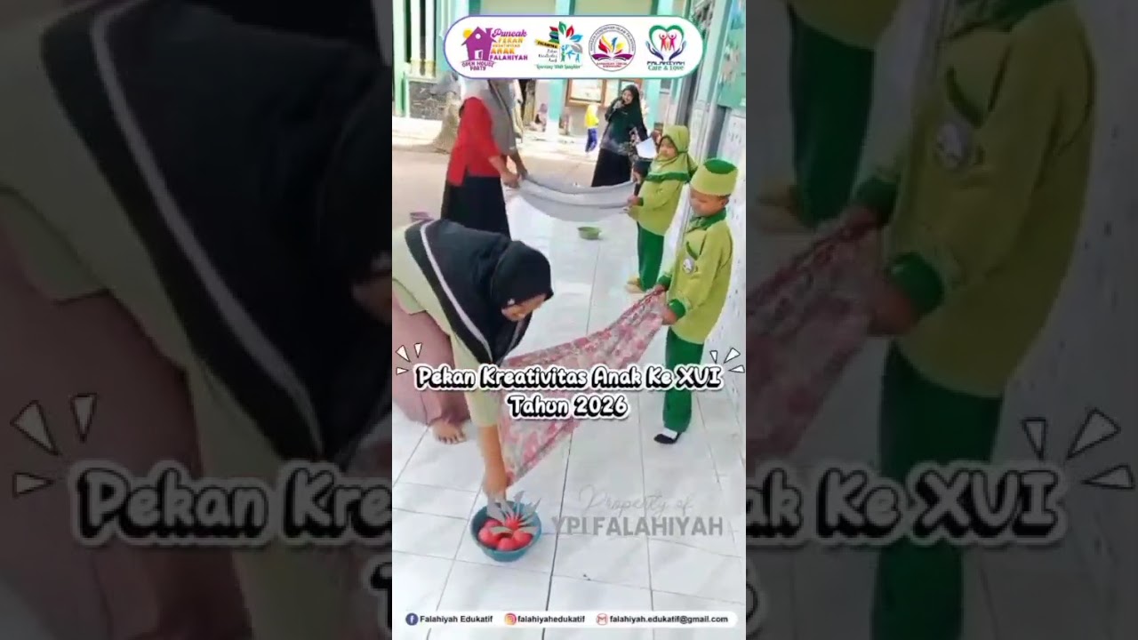 ❤️Asyiknya Bermain Estafet Parasut🤝🌹 Pekan Kretifitas Anak XVITahun2026 