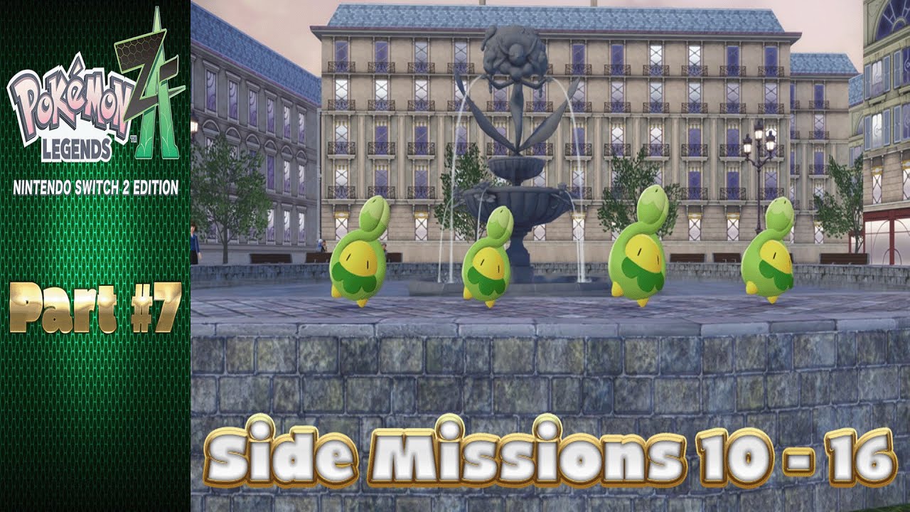 Pokemon Legends Z-A Switch 2 Edition Walkthrough Part 7 [No Commentary]: Side Missions 10-16