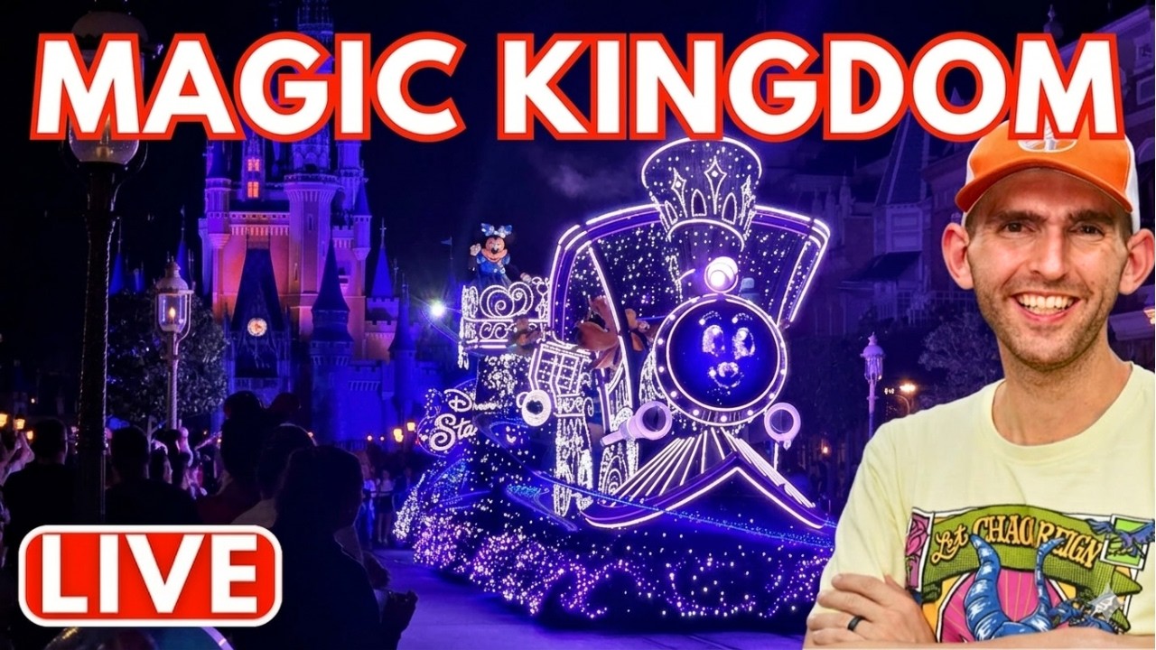 🔴 LIVE: Starlight and Happily Ever After ⭐️ Magic Kingdom Parades and Fireworks