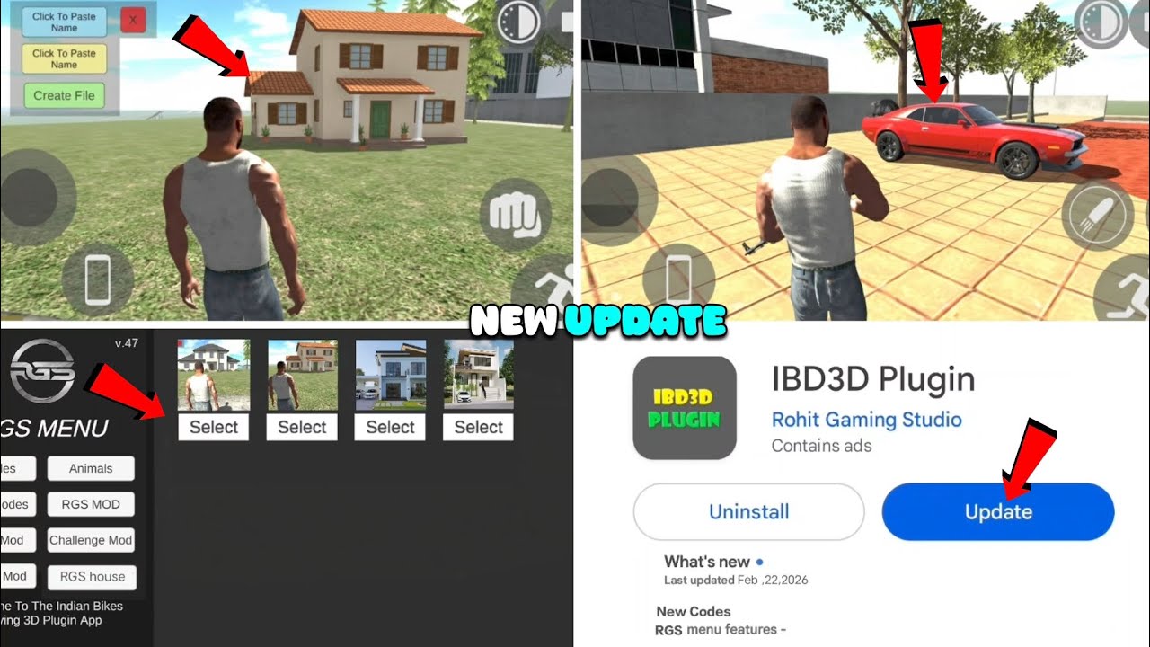 Finally IBD3D Plugin App New Update Aa gya Indian Bikes Driving 3d New Features And Cheat Code 2026
