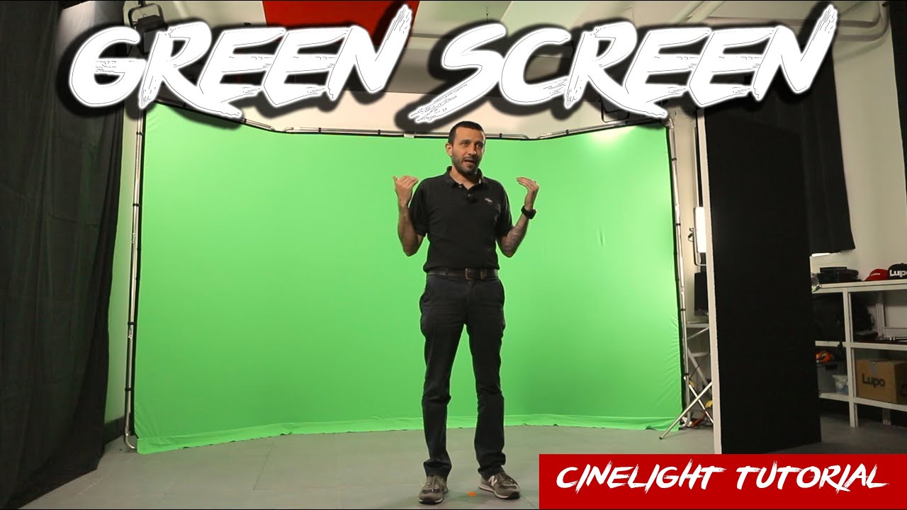Come illuminare un limbo verde - Green Screen - Cinelight tutorial