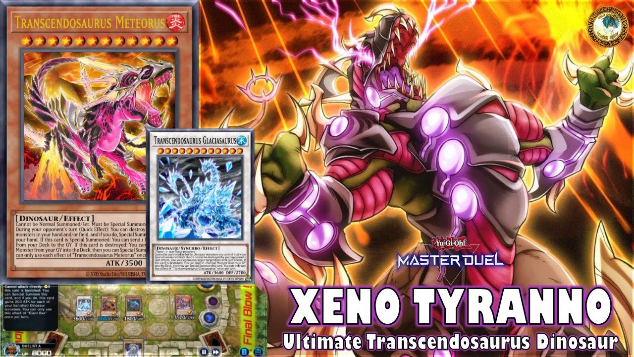 Transcendosaurus Dinosaur Deck - Scrap Dino Xeno Enigma / Ultimate Tyranno [Yu-Gi-Oh! MASTER DUEL]