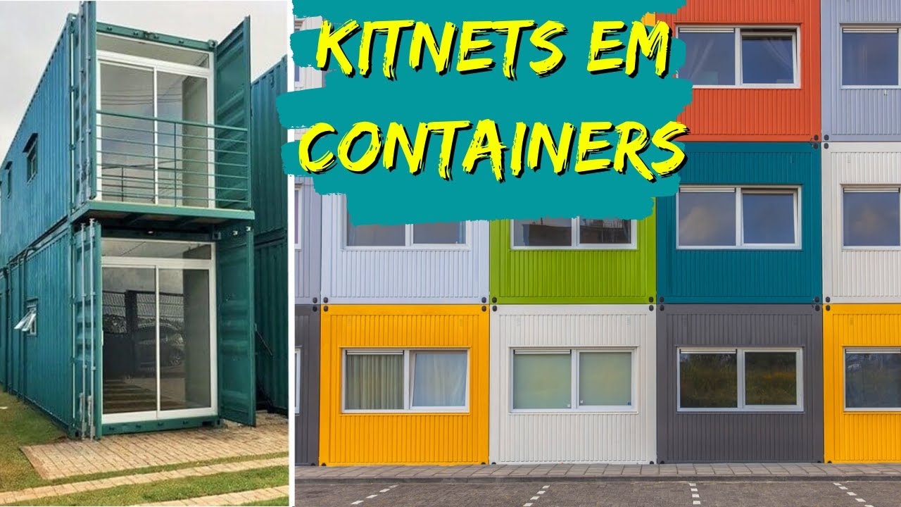KITNETS INCRÍVEIS EM CONTAINERS - O QUE VOCÊ ACHA?