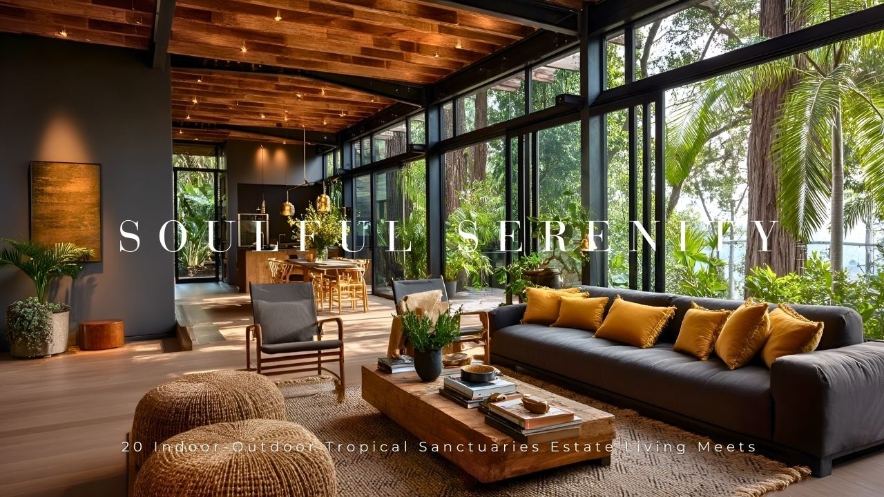 20 Indoor-Outdoor Tropical Sanctuaries: Estate Living Meets Soulful Serenity