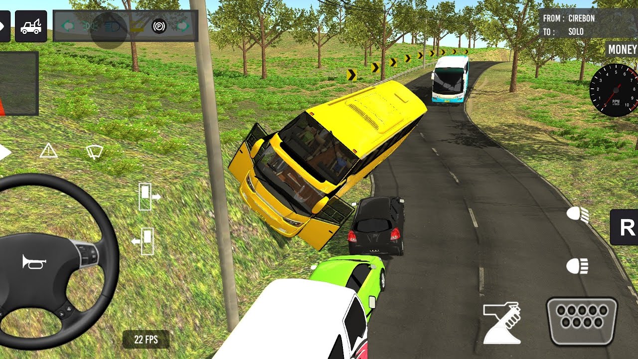 ★BUS simulator indones|⛽️| euro coach bus simulator indonesia| New euro coach bus simulator#games​