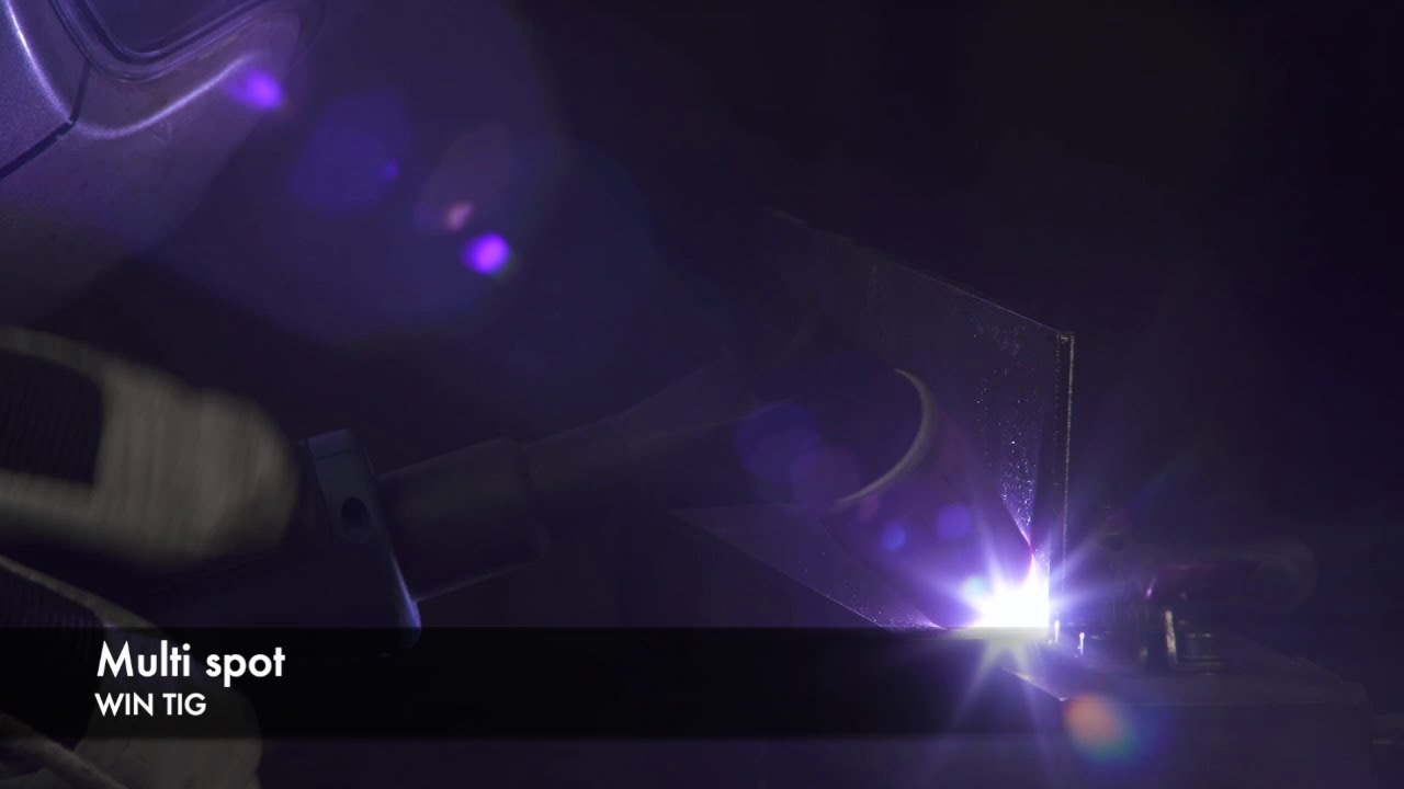MULTI SPOT process - WIN TIG line with touchscreen panel