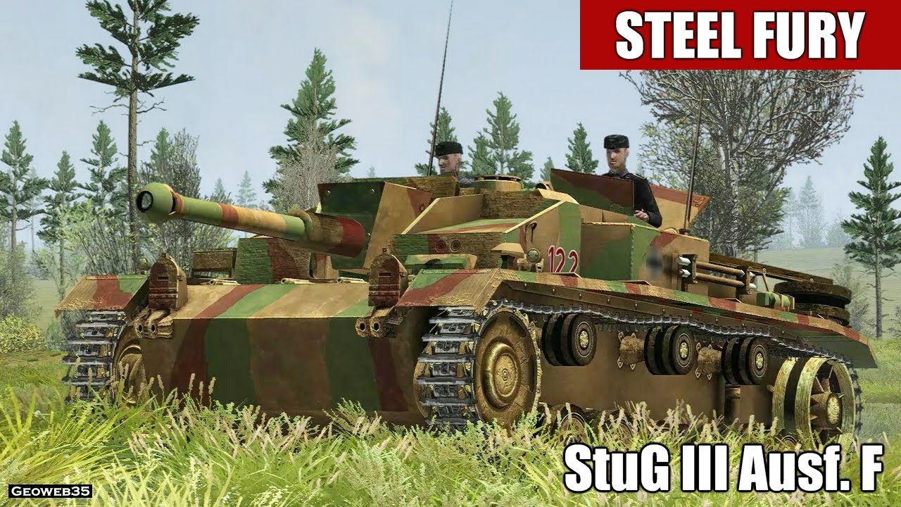 StuG III Ausf. F in Action! Soviet Army Tanks tries to break through the German Defense