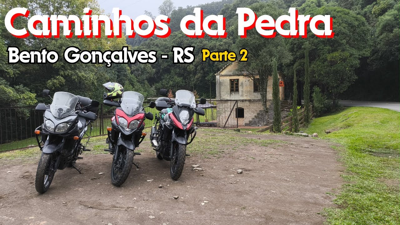 Caminhos da pedra-Farroupilha até Bento Gonçalves | V-strom650 XT | Viagem de Moto - Ep. 17 - PT. 2