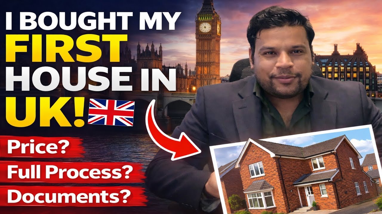 I Bought My 1st House In UK 🇬🇧 || UK Mein Ghar Lena Itna Easy Hai? 😳 | Full Process & Cost”