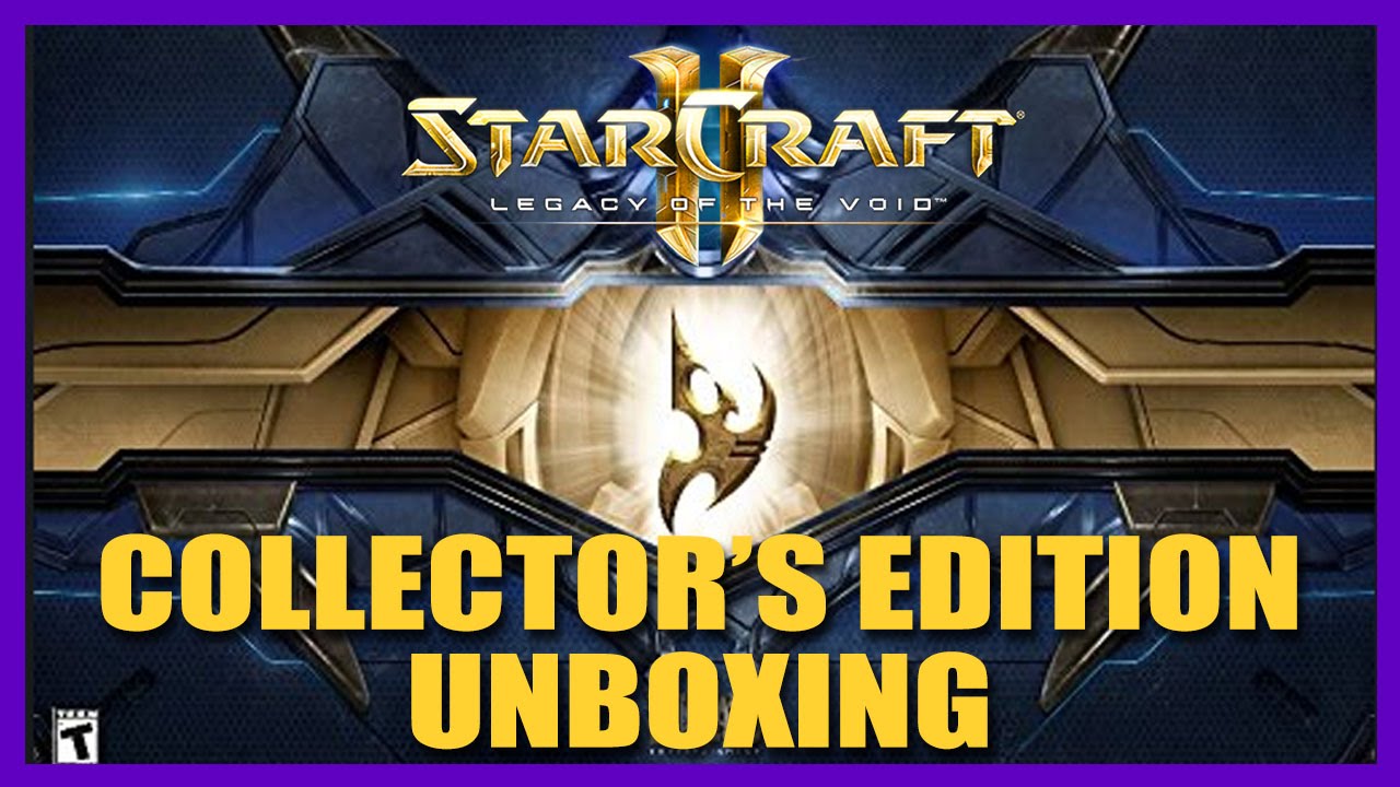 StarCraft II Legacy of the Void Collector's Edition Unboxing LotV 1080p!