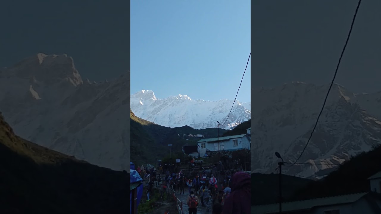 #Kedarnathview#🙏
