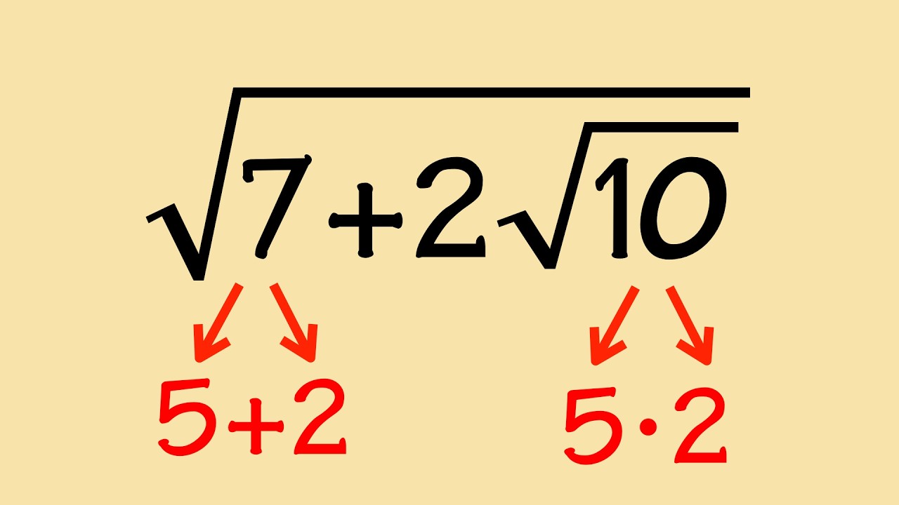 How to simplify nested square roots (shortcut & proof)