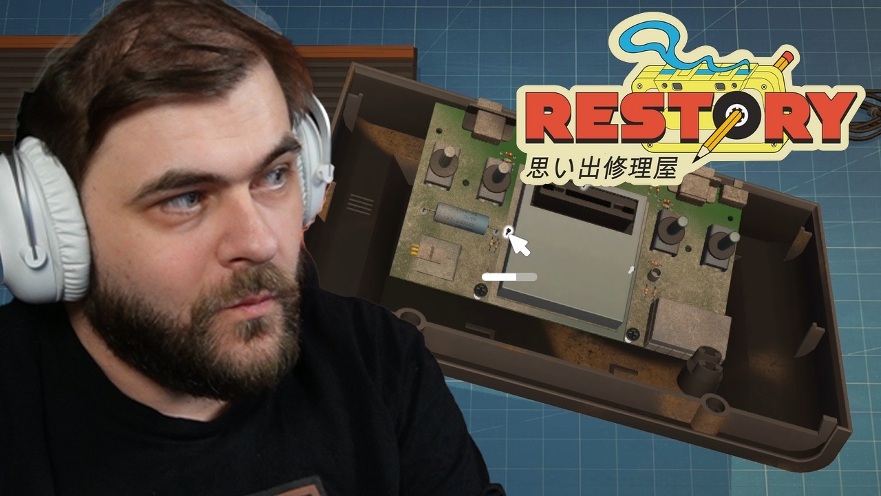 Symulator remontowania retro konsol - ReStory: Chill Electronics Repairs