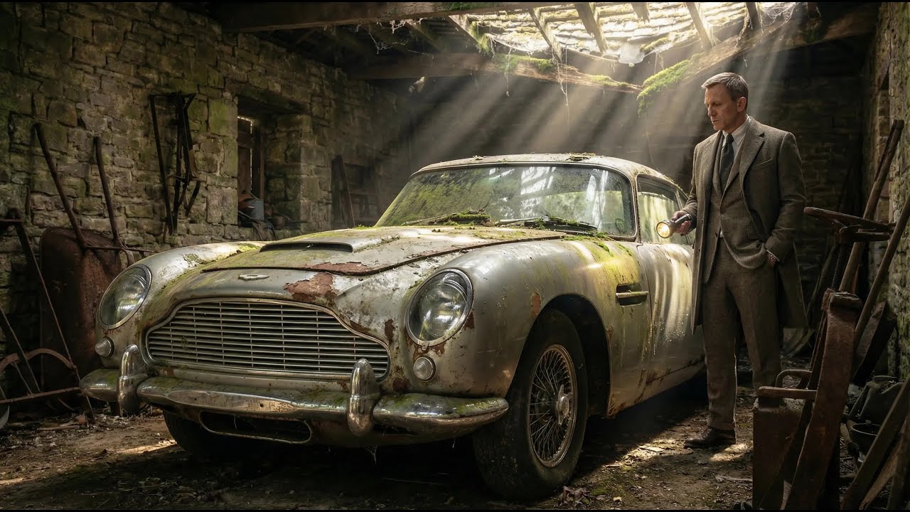 Restoring James Bond's ABANDONED Aston Martin DB5! (Hidden Gadgets Found)