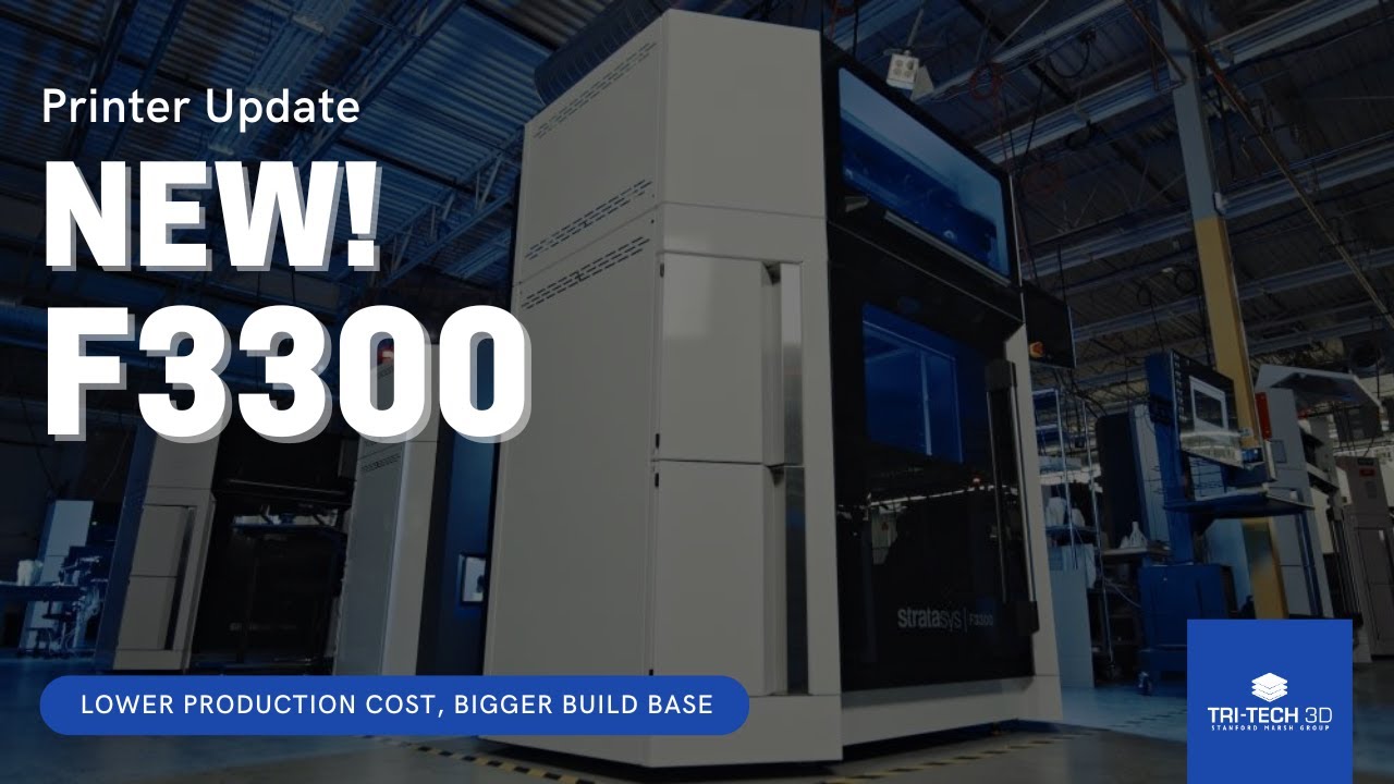 NEW Stratasys F3300 ✨ | Multiple extrusion heads & quicker printing times