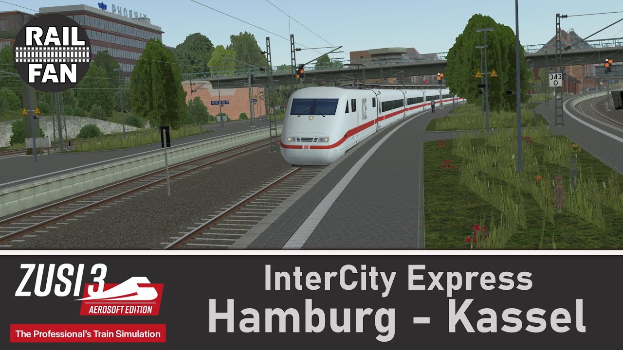 На скоростной линии авария! ICE ползёт в обход... ► ZUSI 3 - Aerosoft Edition ◄ Hamburg - Kassel