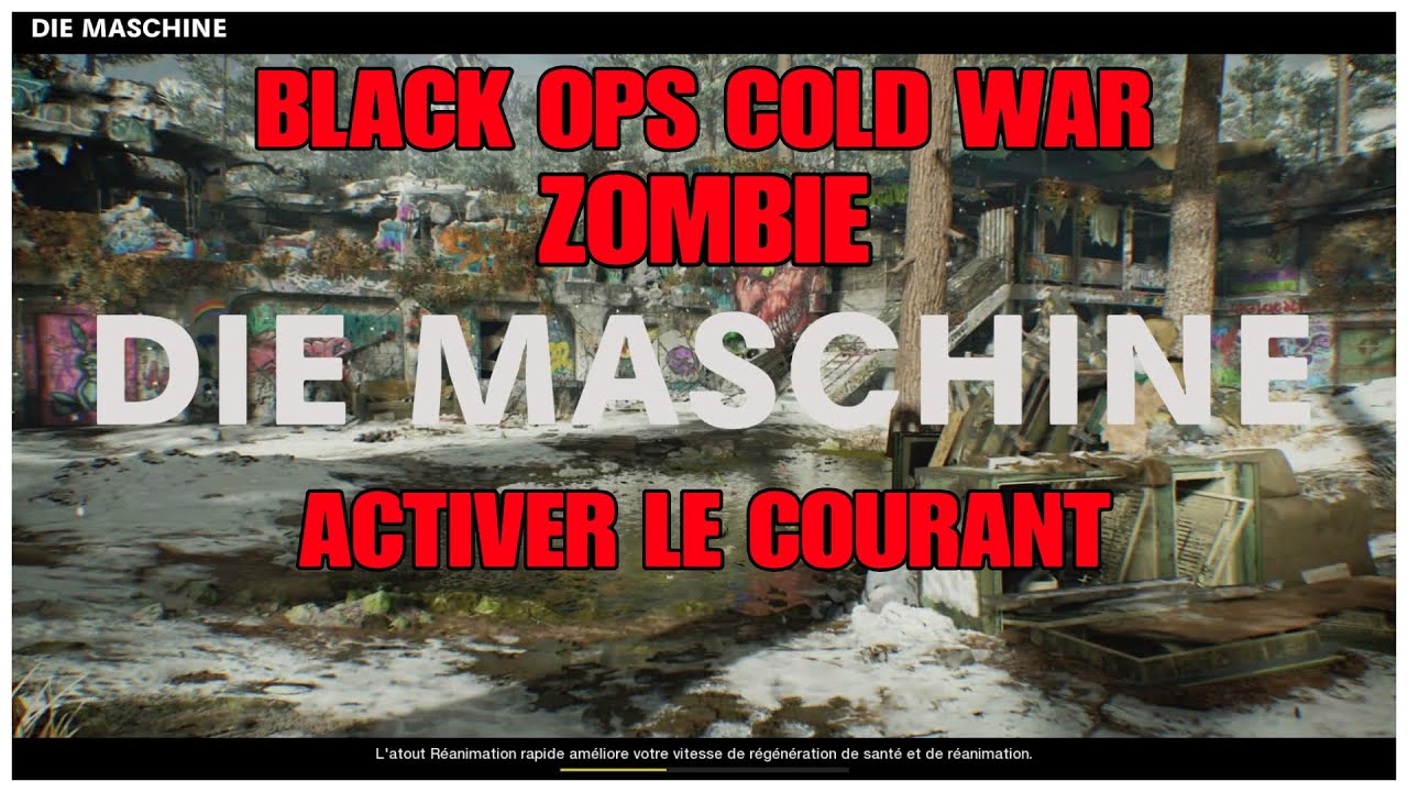 TUTO ACTIVER LE COURANT sur DIE MASCHINE (Black Ops Cold War Zombie FR)