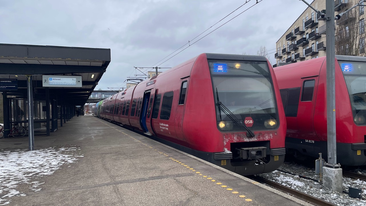 Togtur til København Syd | Train ride to Copenhagen South