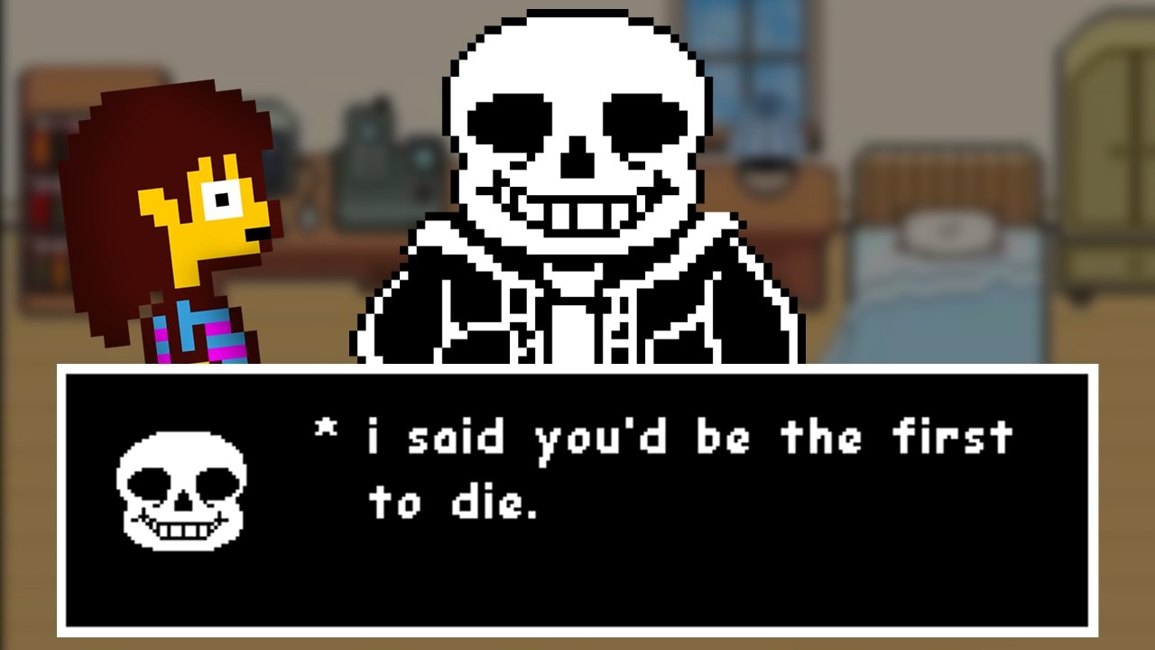 if Frisk kills EVERYONE but Sans?