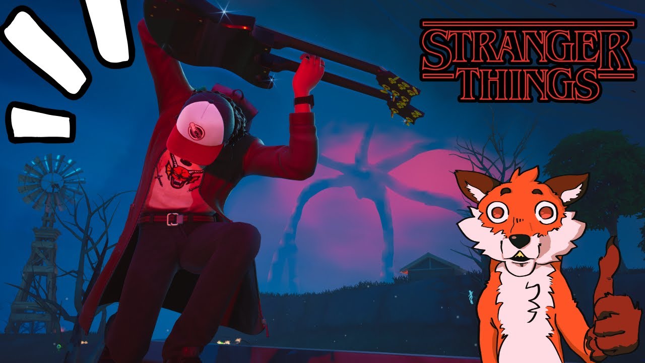 JOGANDO NO MAPA DE STRANGER THINGS - FORTNITE