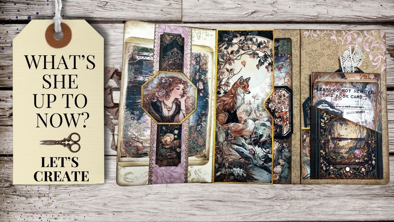 DECORATING MY FOLIO - Woodland Friends by The Ephemeral Fox