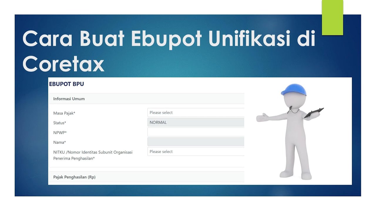 Cara Buat Ebupot Unifikasi di Coretax