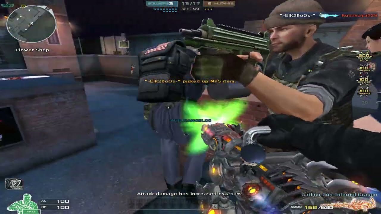 CROSSFIRE WEST : Gatling Gun Infenral Dragon (Game Play) HMX