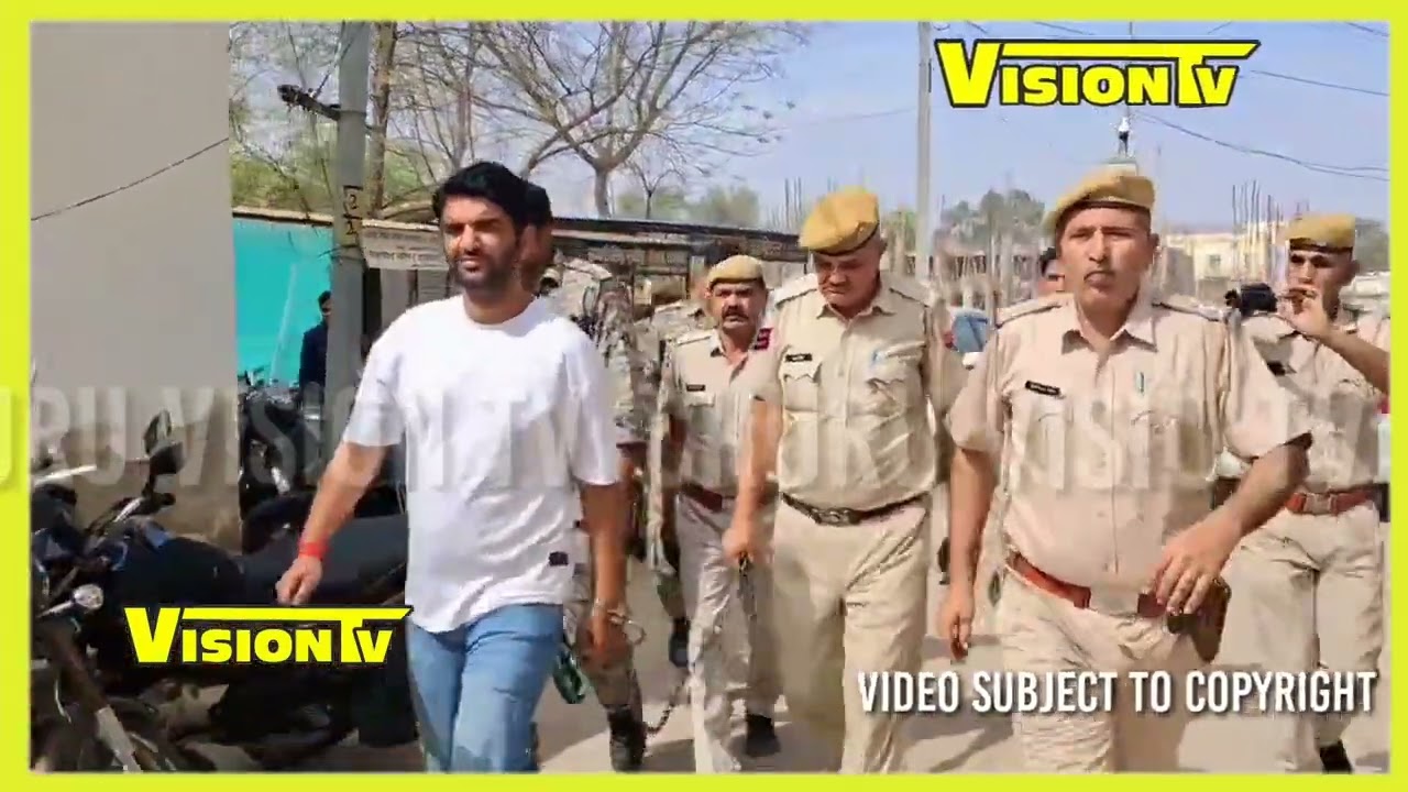 Churu हार्डकोर अपराधी जीतू जोड़ी की कोर्ट में पेशी, सुरक्षा के बीच छावनी बना परिसर