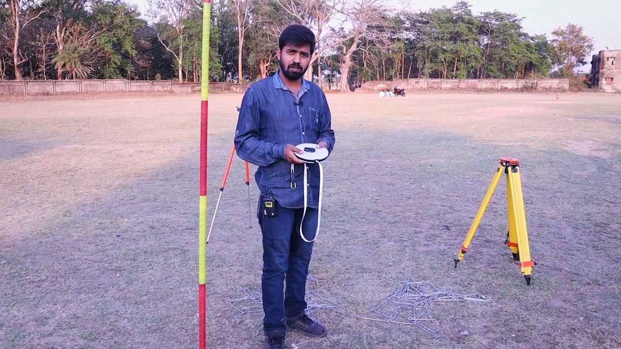 Bhumapak/Amin Practical On Ground | Chain Kaise Chalaya Jata Hai?