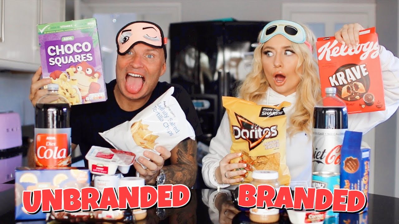 Branded VS Unbranded Food challenge!! *with my Dad* | Saffron Barker