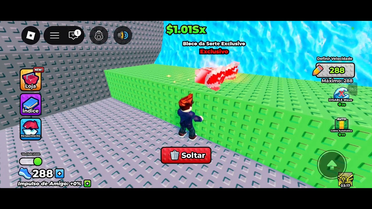 Parte 2 jogando jogo de Lucky block