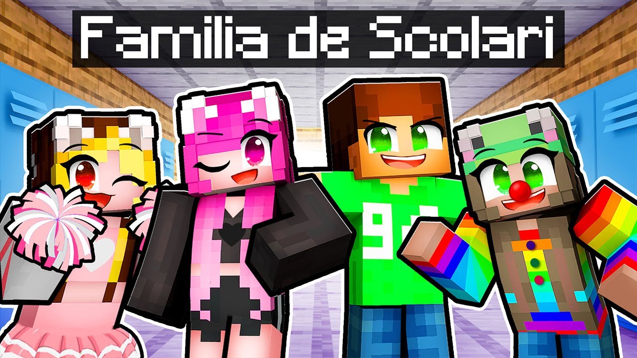 Noua Mea *FAMILIE* de Scolari in Minecraft!
