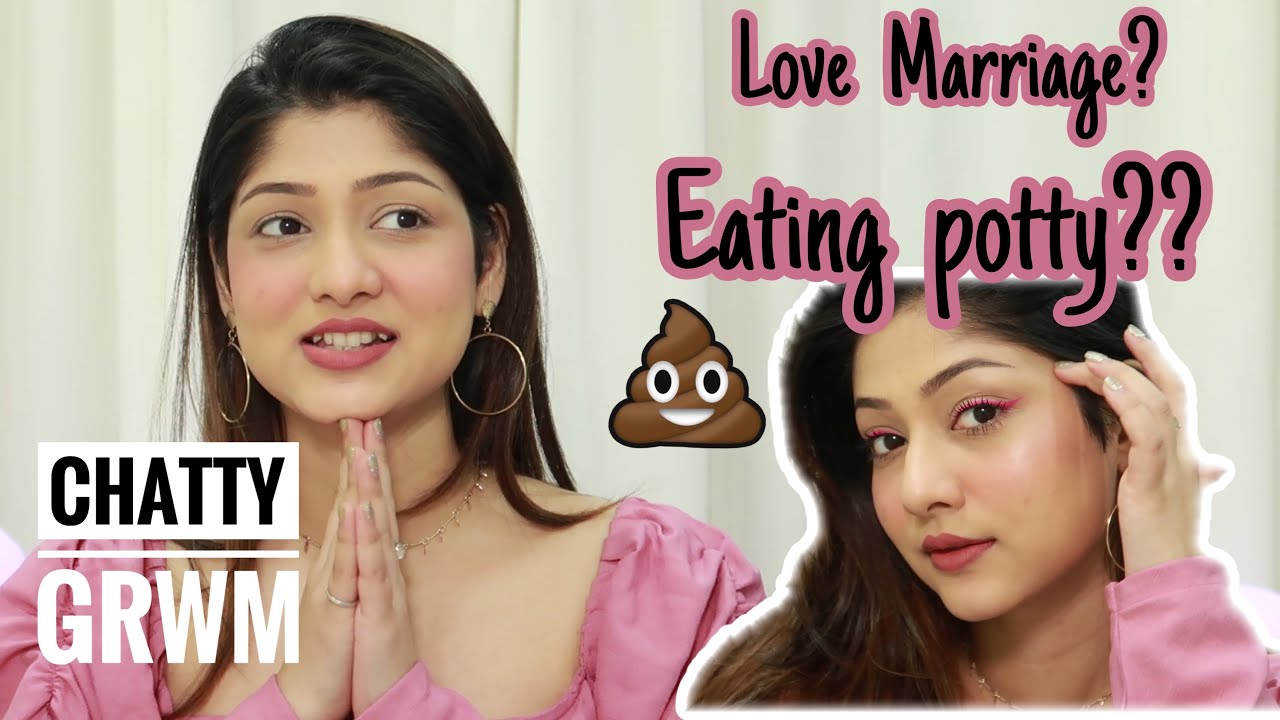 Eating potty, broken friendships, love marriage | Fiery QnA + GRWM  | Manasi Mau