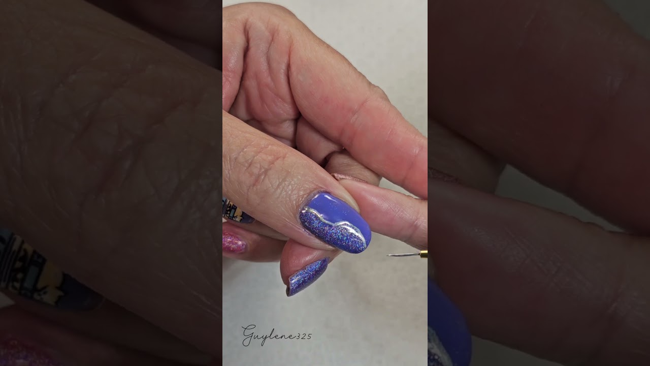 Madam glam New Holographic Chrome gel paint #guylene325 #holochrome #gelpaint #madamglam