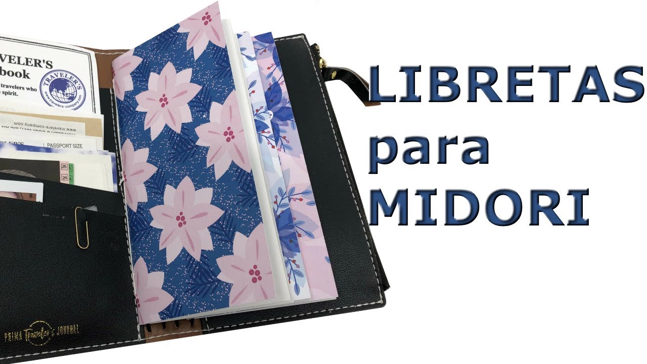 TUTORIAL: Cómo hacer LIBRETAS para tu MIDORI.
