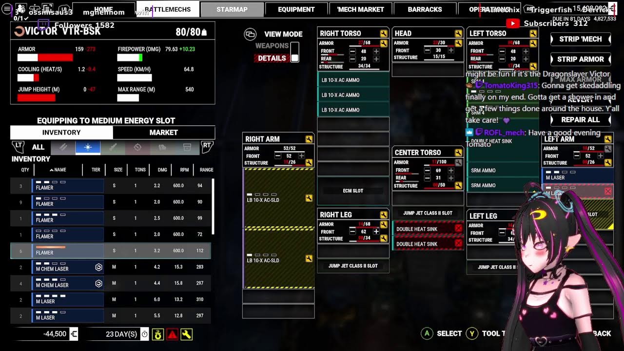 MECHWARRIOR DAYS 💜 Having Fun In Battletech - Chat w Me :3