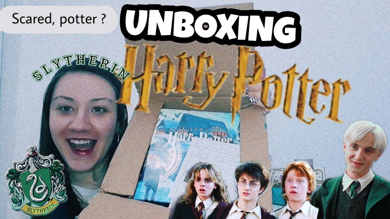 COMPREI TODOS OS LIVROS QUE EU MAIS QUERIA! UNBOXING HARRY POTTER  ⚡🌌