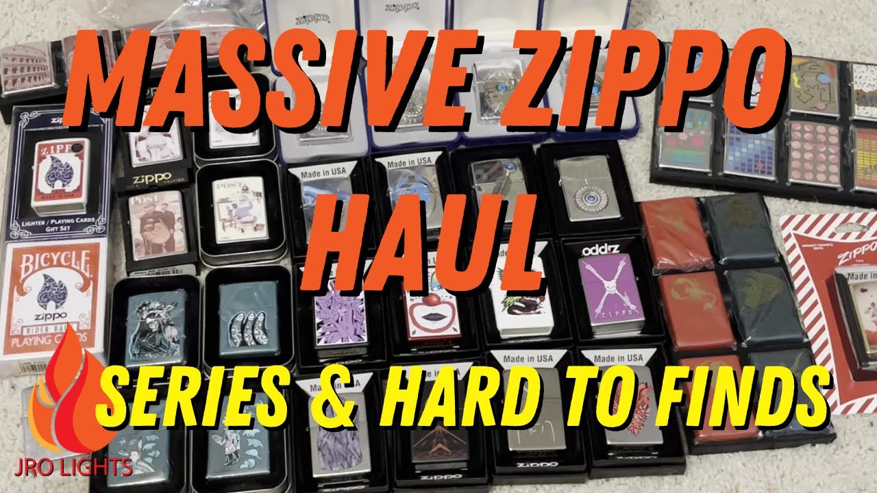 БОЛЬШОЙ КОЛИЧЕСТВО ZIPPO — серия и труднодоступные Zippo