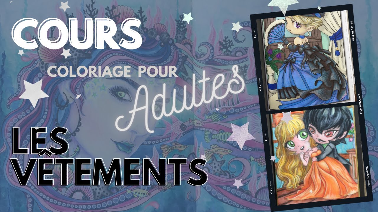 [Cours de coloriage] Les VÊTEMENTS ❣️