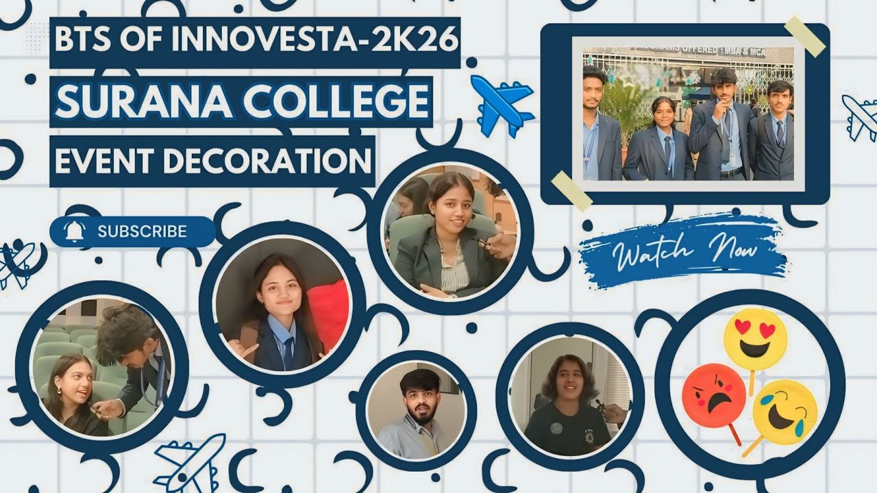 INNOVESTA - 2K26 EVENT DECORATION 🎉 #vlog #viralavideo #college 
