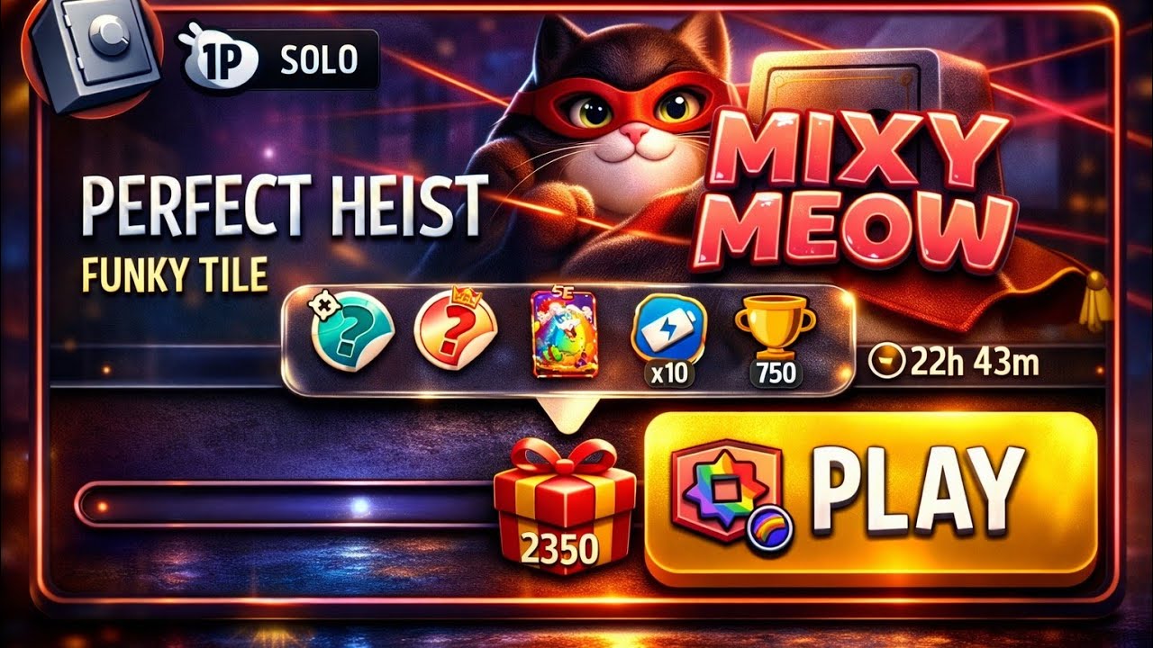 Funky tiles solo challenge|perfect heist|match masters
