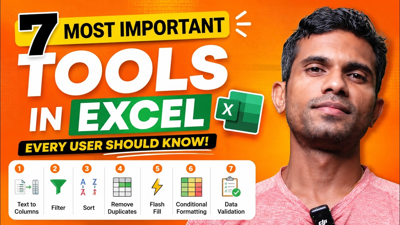 Самые важные инструменты в Excel