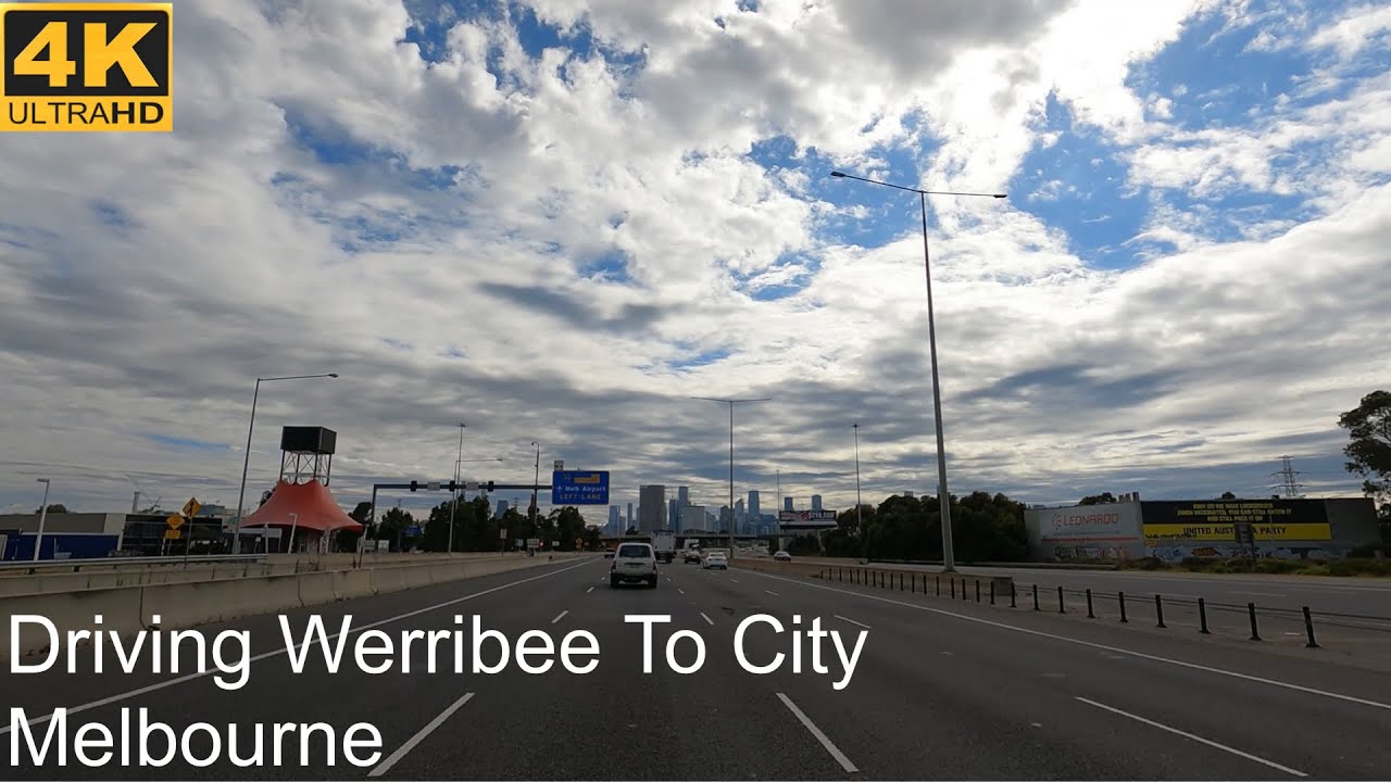 Driving Werribee To City | Melbourne Australia | 4K UHD
