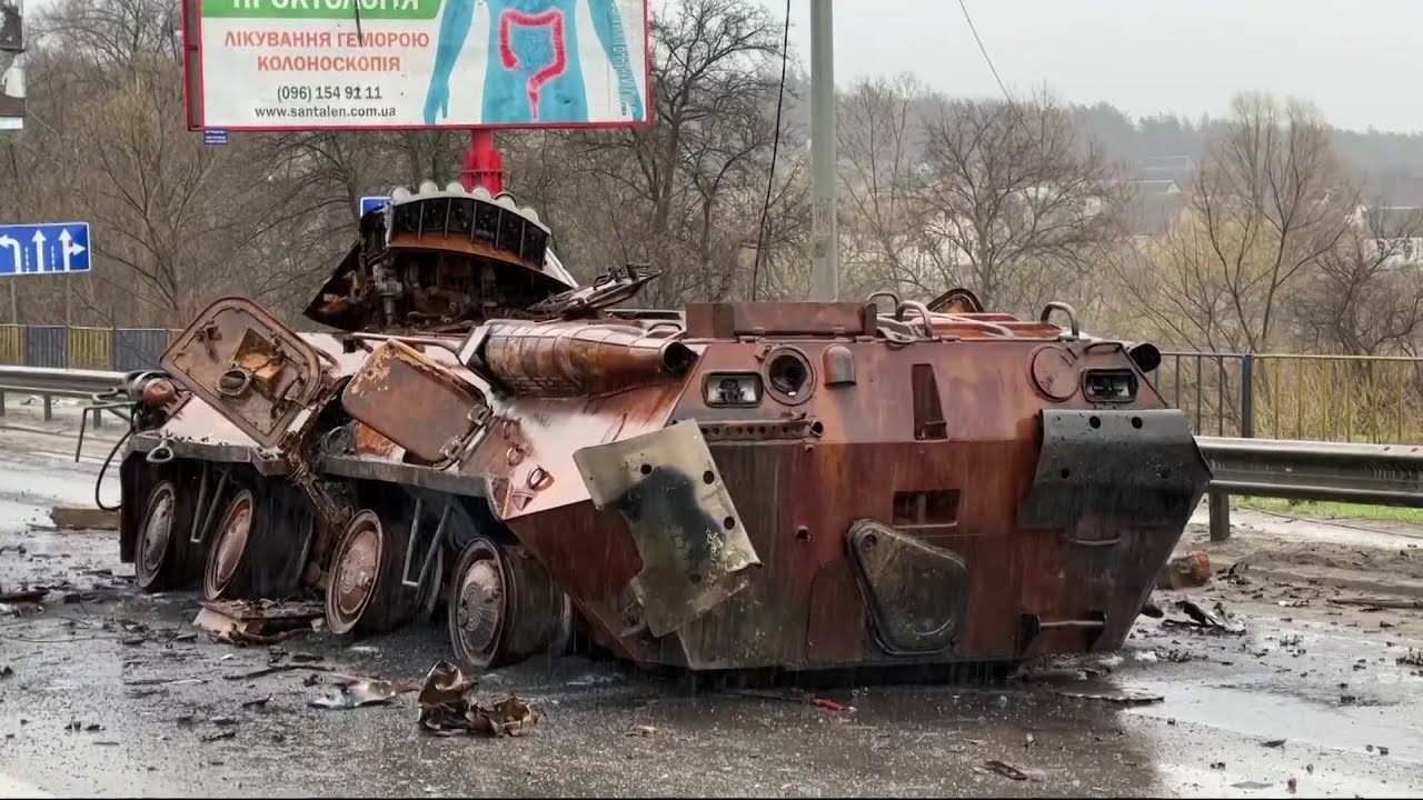 ویرانی‌های به جا مانده از ماشین جنگی پوتین در شهر بوچا